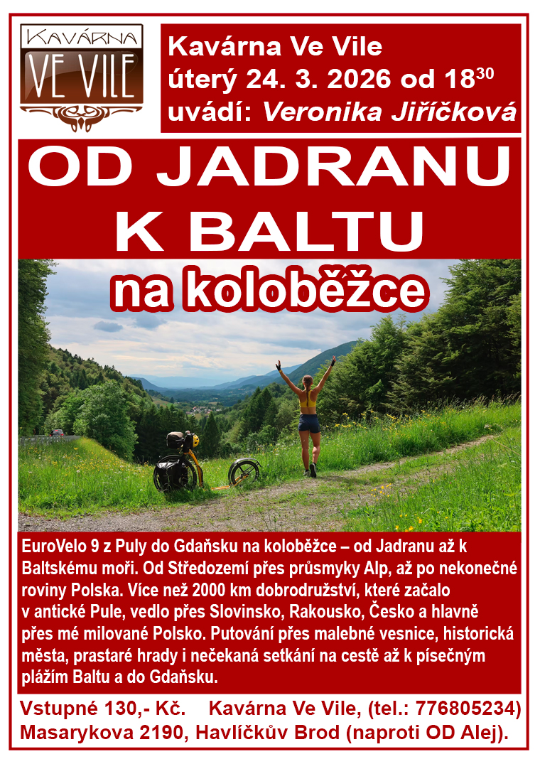 OD JADRANU K BALTU na koloběžce - cestovatelská beseda
