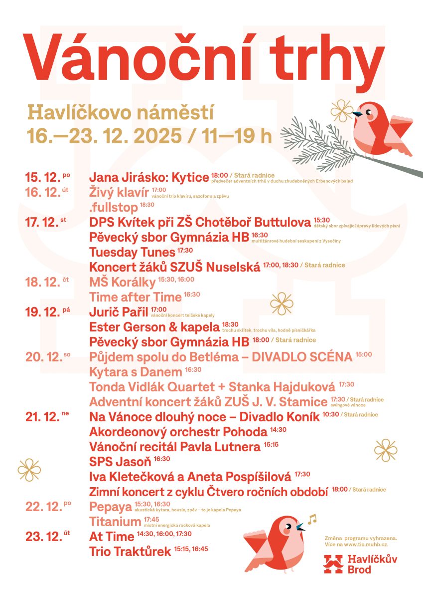 Vánoční program