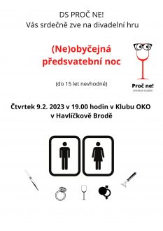 (Ne)obyčejná předsvatební noc v Klubu Oko Havlíčkův Brod
